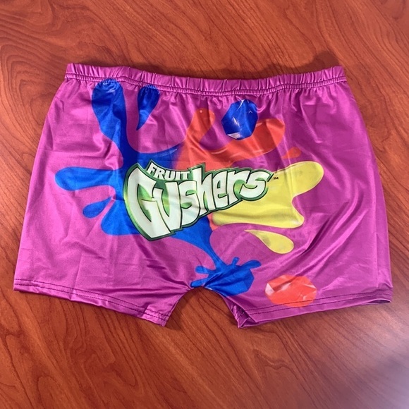 Luckinbaby Purple Fruit Juicers Novelty Bike Casual Workout Sports Shorts -Large - Picture 3 of 9